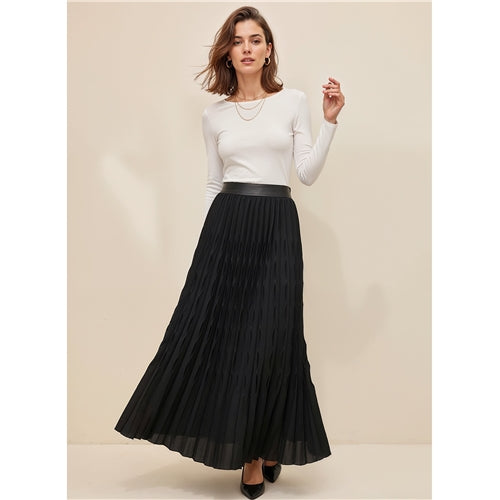 Crystal pleat Skirt تنورة كريستال