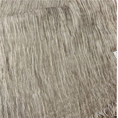SHIBORI SCRAF BEIGE /وشاح نسائي