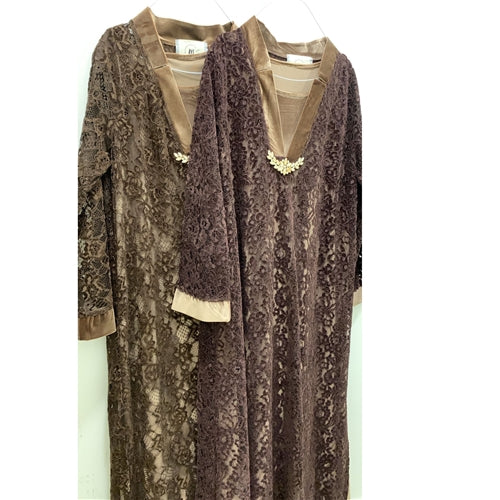 Elegant lace/maison mouna- دراعة