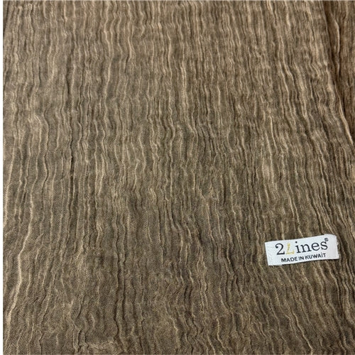 SHIBORI SCARF BROWN /وشاح نسائي