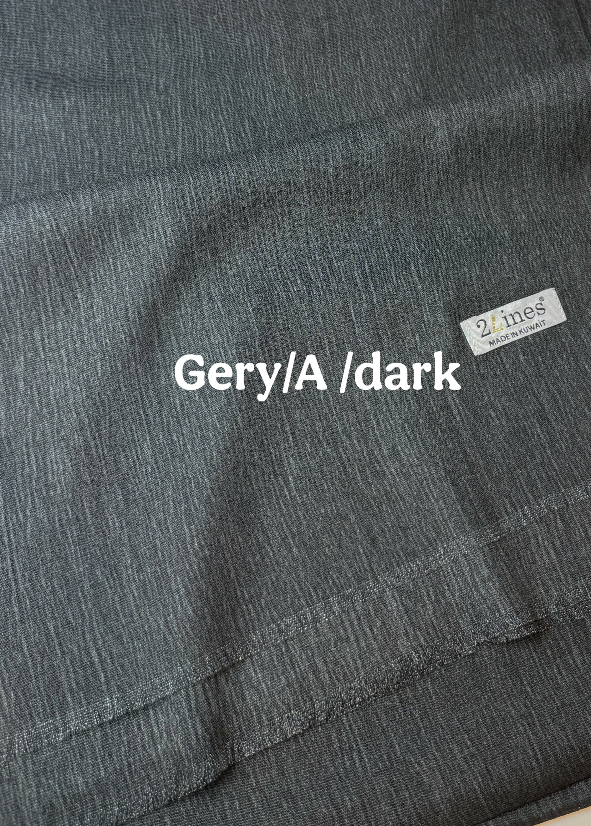 KYOTO SCARF H2 GREY /وشاح نسائي