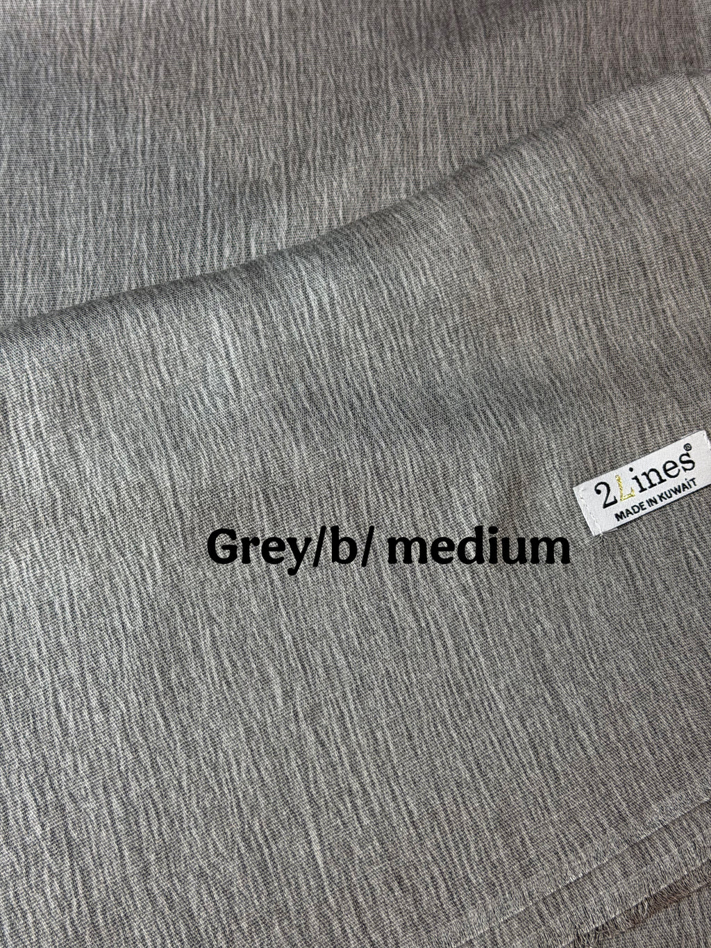 KYOTO SCARF H2 GREY /وشاح نسائي