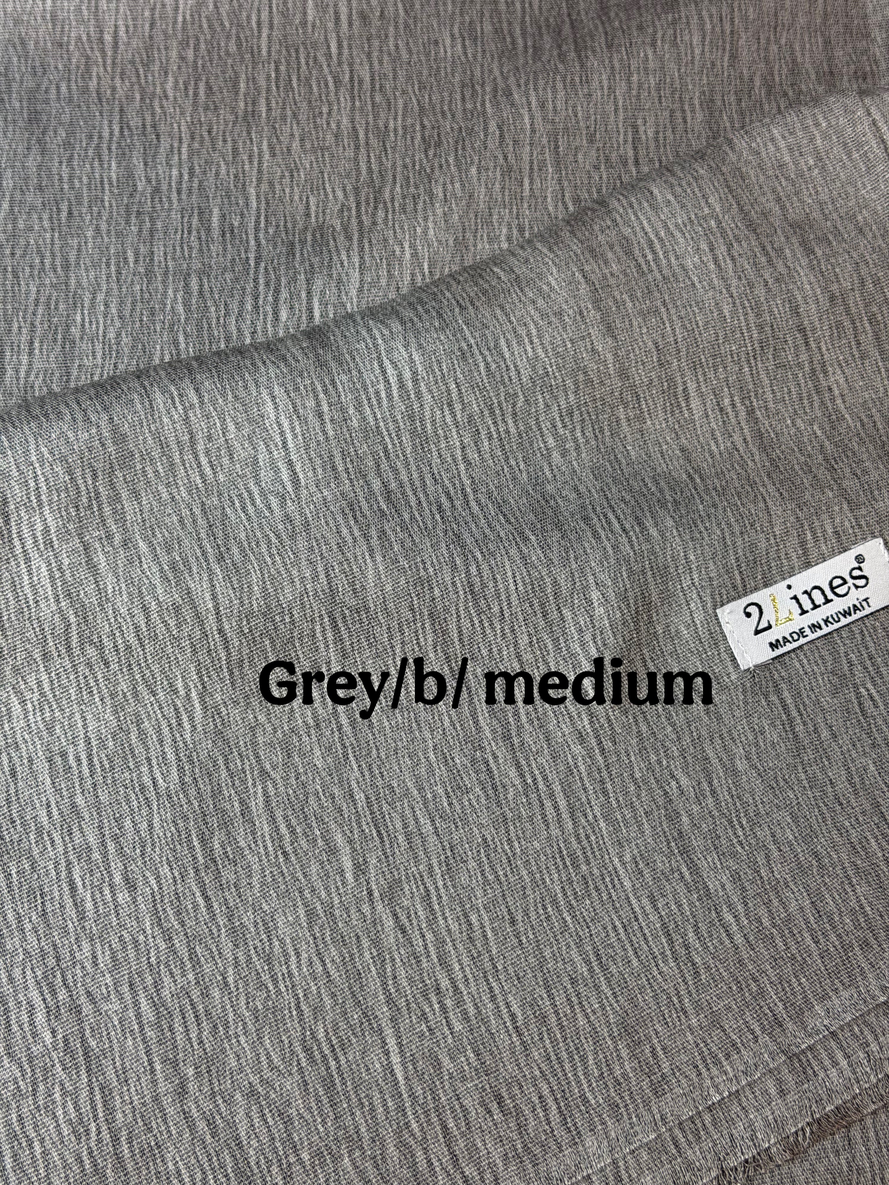 KYOTO SCARF H2 GREY /وشاح نسائي