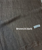 KYOTO SCARF H2 BROWN /وشاح نسائي