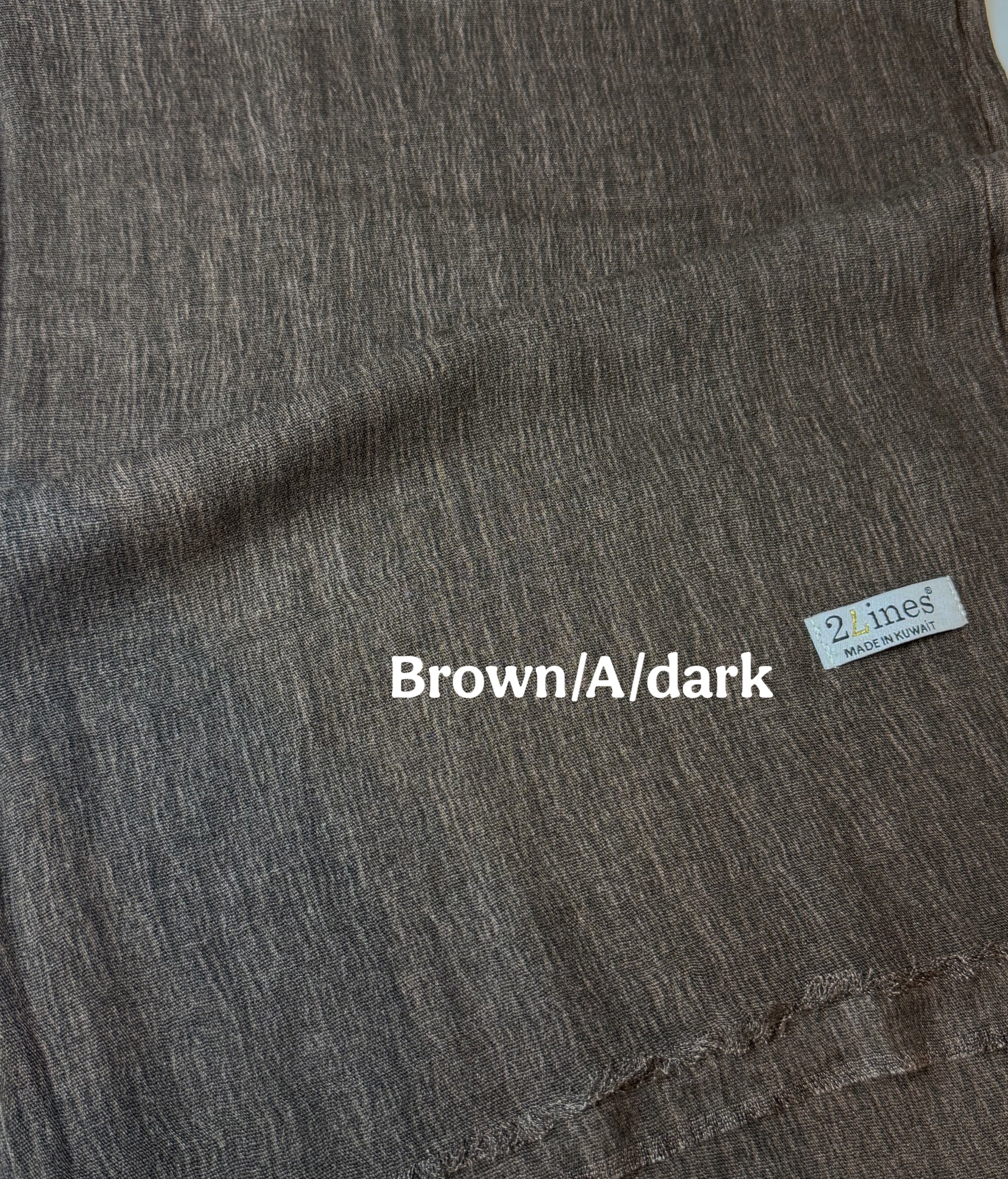 KYOTO SCARF H2 BROWN /وشاح نسائي