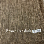 SHIBORI SCARF BROWN /وشاح نسائي