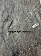 SHIBORI SCARF GREY /وشاح نسائي