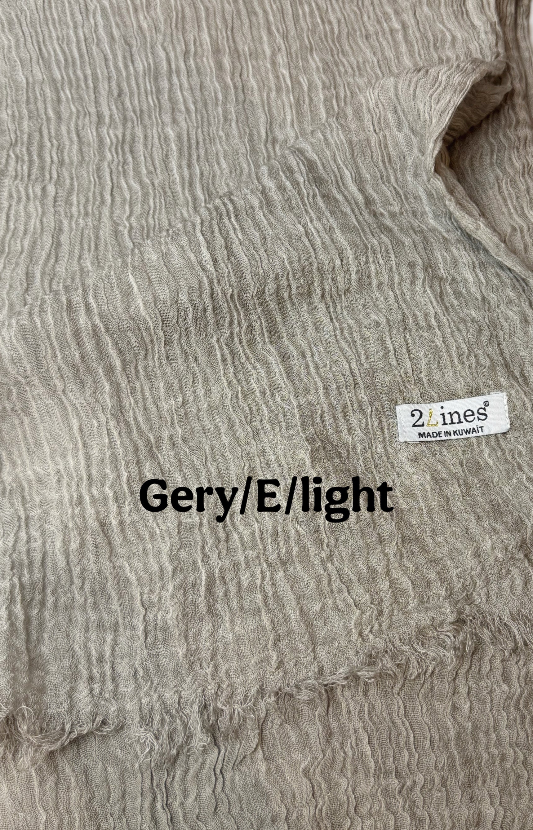 SHIBORI SCARF GREY /وشاح نسائي