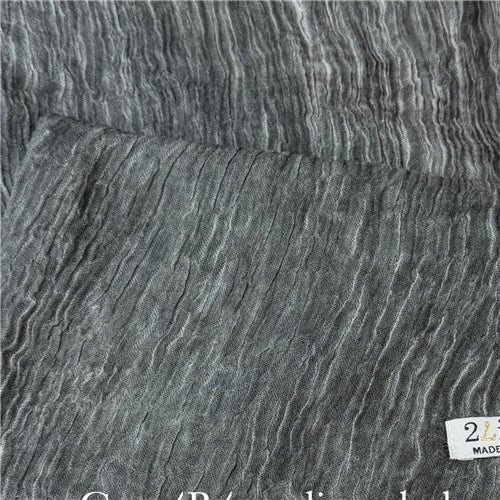 SHIBORI SCARF GREY /وشاح نسائي