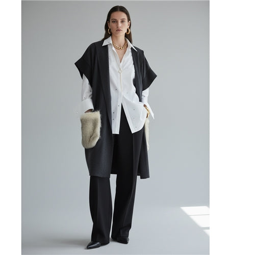 Fur pocket/ve جاكيت فرو بجيب